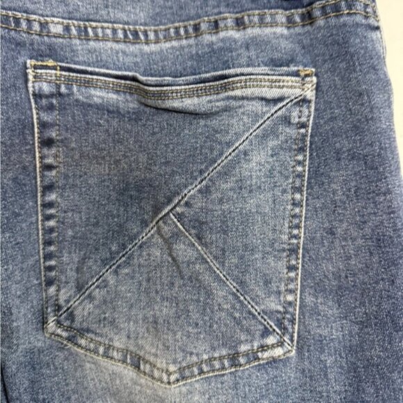Kuwallatee Blue Paint-Splatter Denim Jeans Men’s Size 36 - Picture 6 of 10